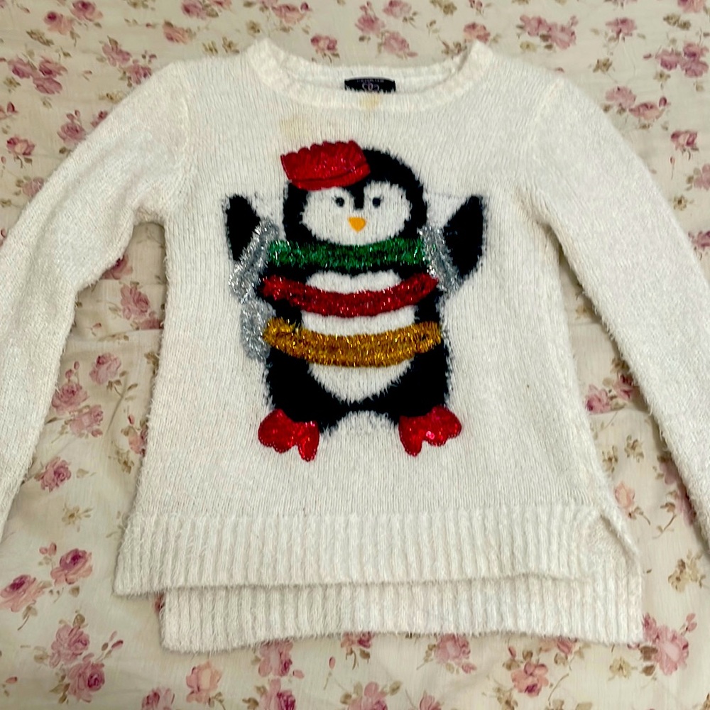 white christmas sweater